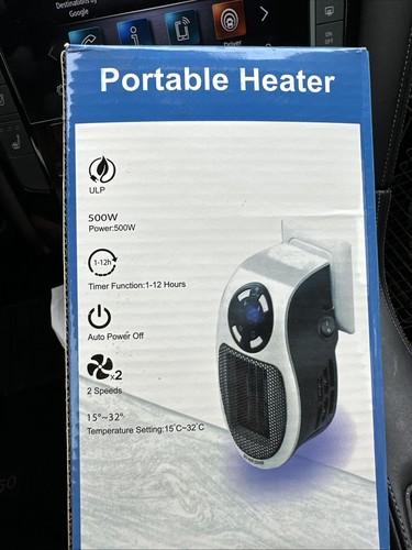 Portable heater 500w - portable,